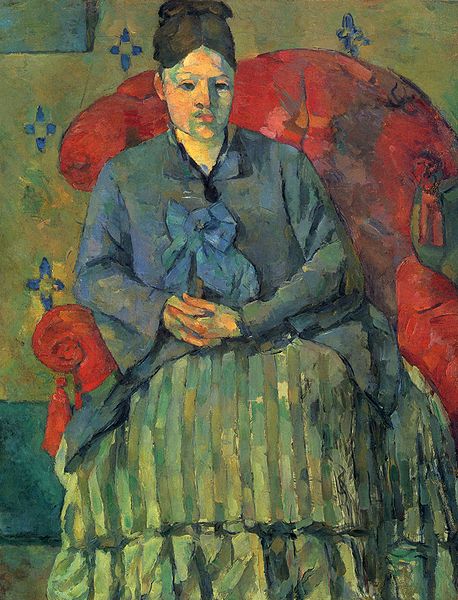 Paul Cezanne Portrat der Mme Cezanne in rotem Lehnstuhl